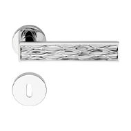 Dynamic Mortise Handle On Rose - Patin 